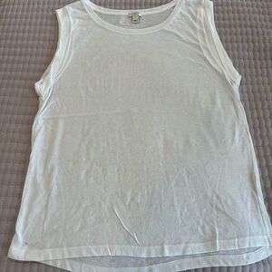 J. Crew Classic White Tank Top